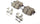 171-1170 GM Original Equipment Rear Disc Brake Pad Kit with Springs