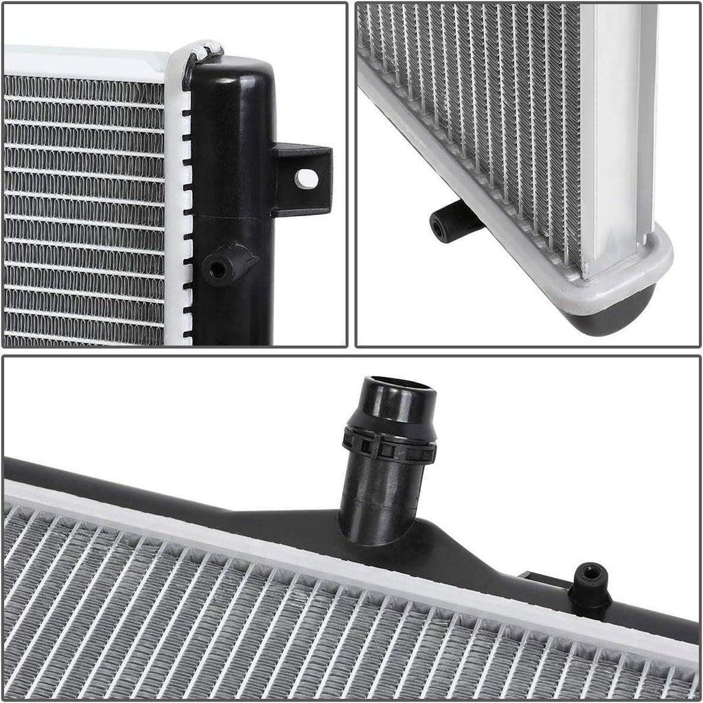 OEM-RA-2822 Aluminum Radiator Compatible with Audi (04-13 A3 / 08-12 S3 / 07-15 TT),25-9/16" W X 16-7/8" H X 1-5/16" D,1-1/4" Inlet / 1-1/4" Outlet
