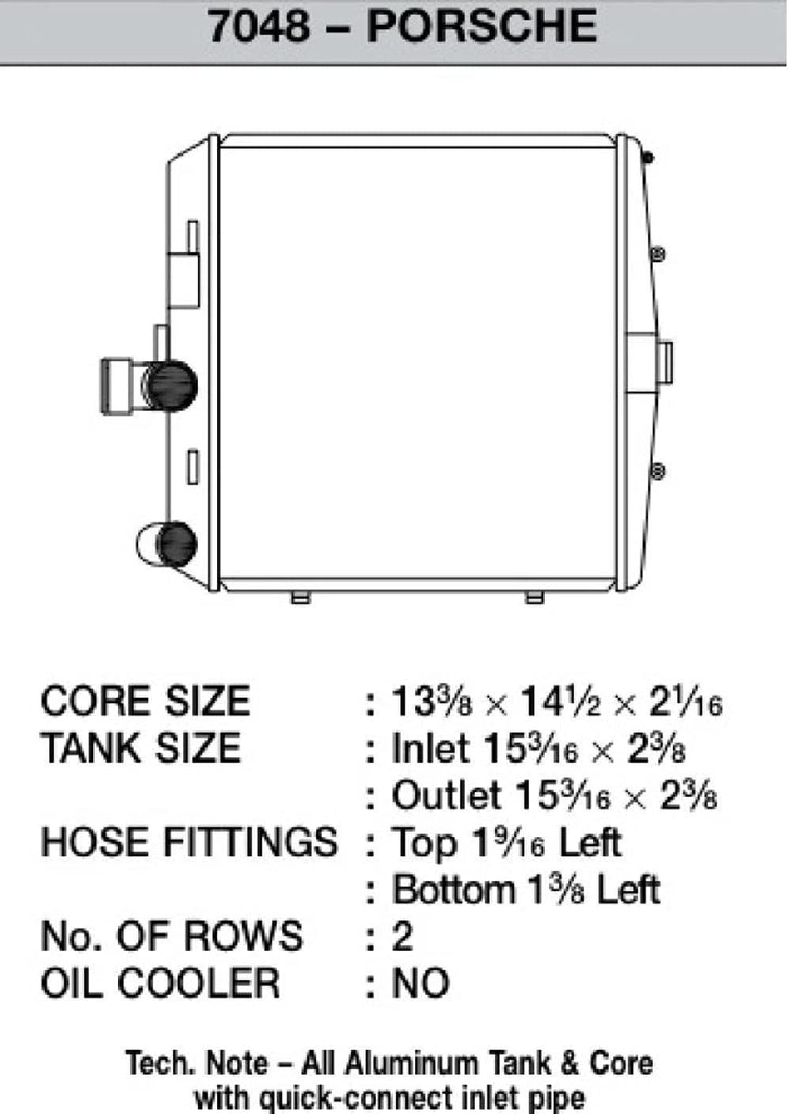 7048 High Performance Radiator