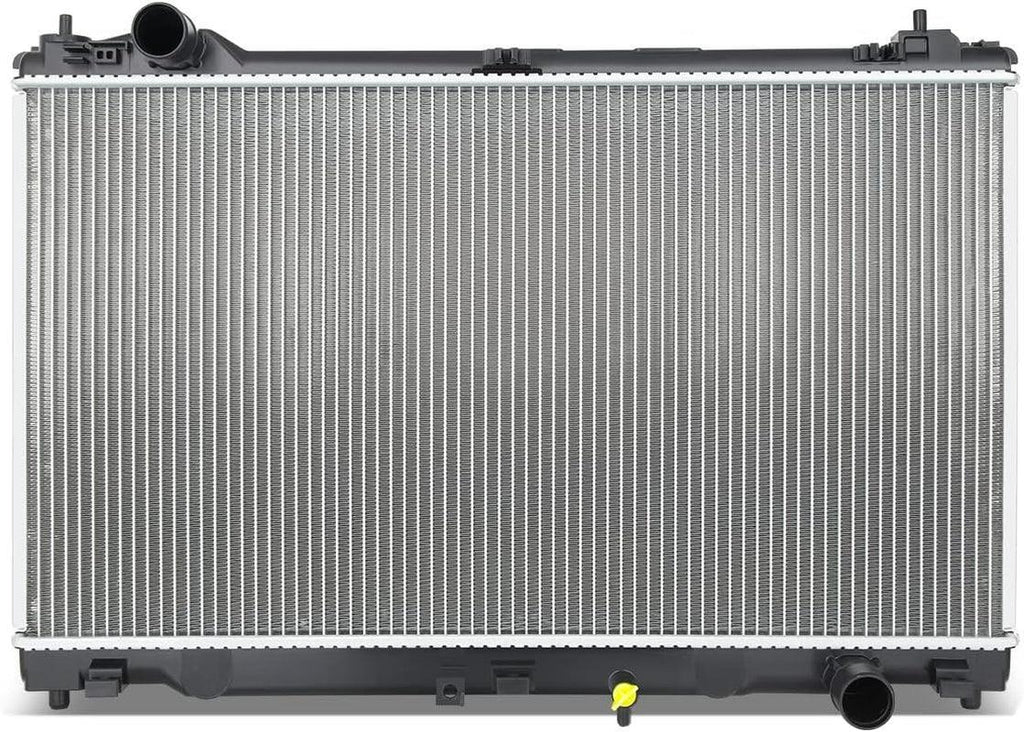 OEM-RA-13477 OE Style 1-Row Aluminum Core Radiator Compatible with 14-17 IS350 IS250 IS300,28-3/8" W X 15-3/4" H X 5/8"D,1-1/2" Inlet / 1-1/2" Outlet