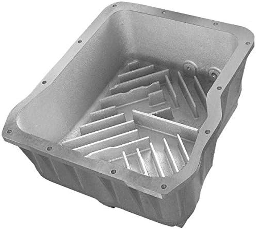 PPE Heavy-Duty Deep Aluminum Allison Transmission Pan (Black) 128051020 Compatible with 2001-2019 Chevy/Gmc 6.6L Duramax Diesel