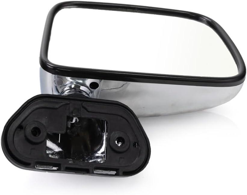 For Toyota Pickup 1989 90 91 92 93 94 1995 Door Mirror Driver Side | Manual | Chrome | Replacement For 87940-89141 | TO1320122