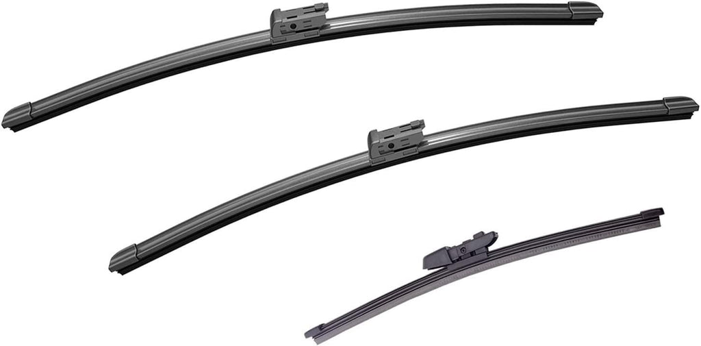 PARRATI® High Performance Premium All-Season Automotive Windshield Wipers with Rear Wiper Blades , Replacement for 2006-2011 Chevrolet HHR ,Easy to Install 18"+18"+11"(Set of 3)