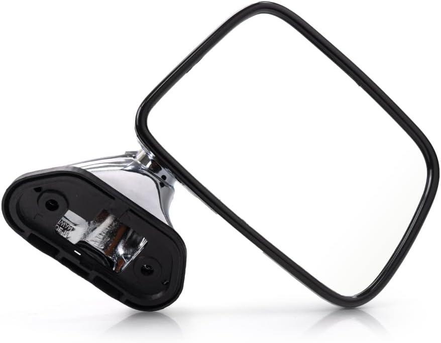 For Toyota Pickup 1989 90 91 92 93 94 1995 Door Mirror Driver Side | Manual | Chrome | Replacement For 87940-89141 | TO1320122