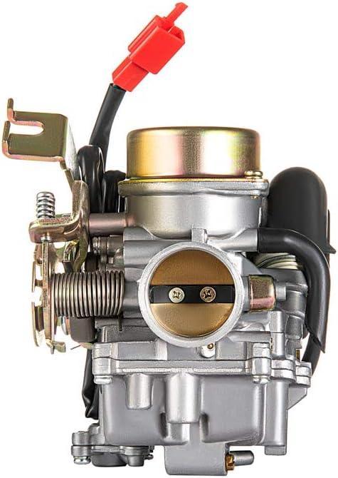PUCKY Ccarburador for CVK32MM Keihin motocicleta de repuesto para todos los Scooters Atv con GY6 150-250CC tanque 260 Scooter
