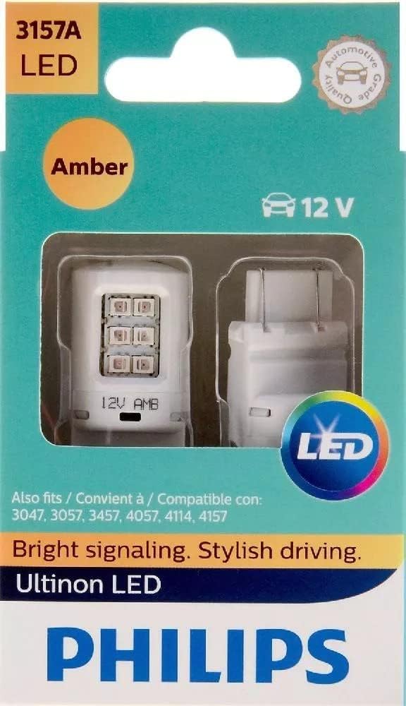 Philips 3157RLED Ultinon LED (Red), 2 Pack