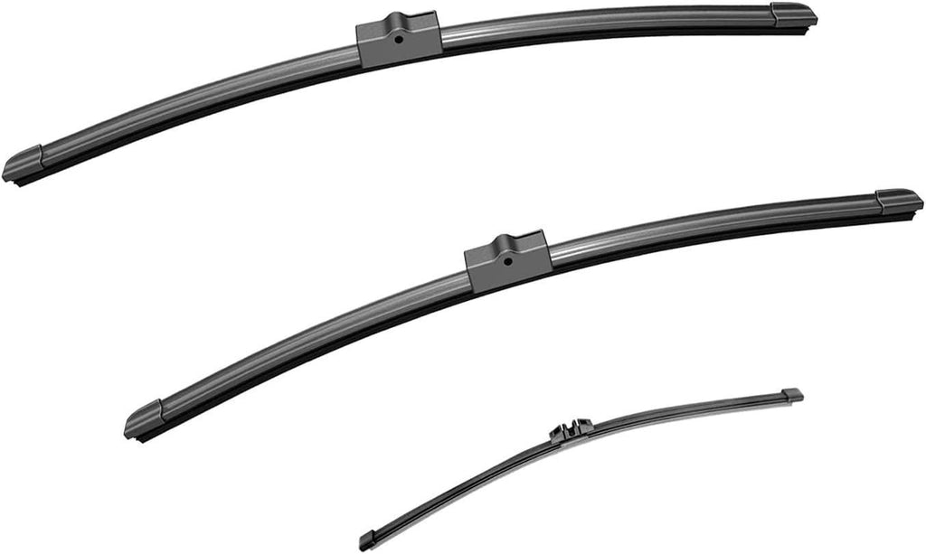 PARRATI® High Performance Premium All-Season Automotive Windshield Wipers with Rear Wiper Blades , Replacement for 2006-2011 Chevrolet HHR ,Easy to Install 18"+18"+11"(Set of 3)