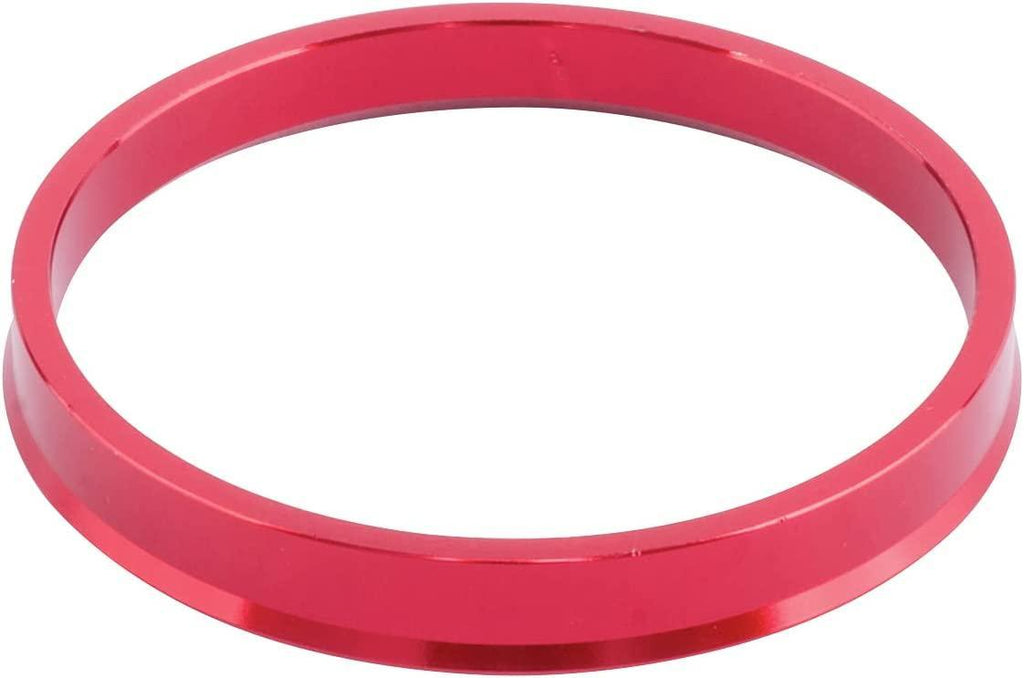 VLAOSCHI Red Alloy Aluminum Hub Centric Rings 63.4 to 73.1 - Performance Wheel Hubcentric Rings for 63.4mm Vehicle Hub with 73.1mm Center Bore Rims - Pack of 4
