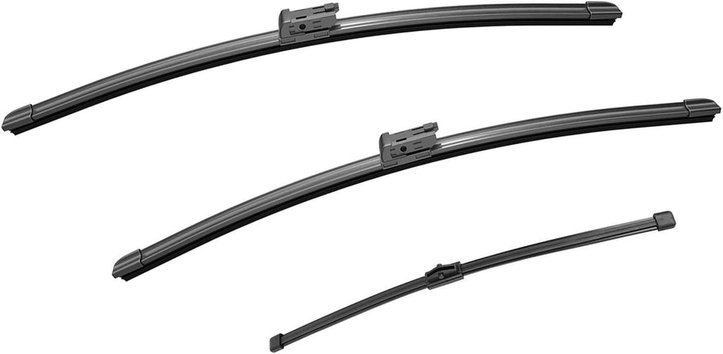 PARRATI® High Performance Premium All-Season Automotive Windshield Wipers with Rear Wiper Blades , Replacement for 2006-2011 Chevrolet HHR ,Easy to Install 18"+18"+11"(Set of 3)