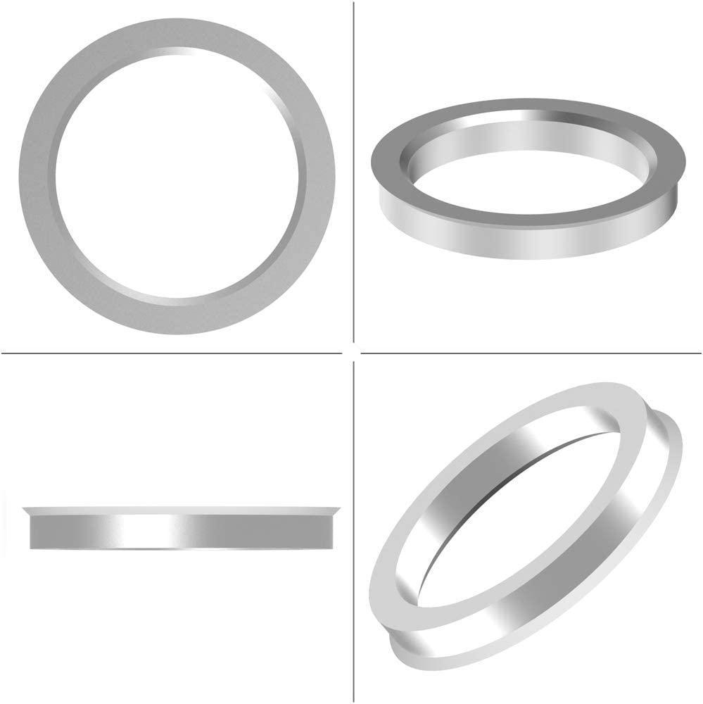 WHEEL CONNECT Hub Centric Rings, 106 to 78.1, Set of 4, Aluminium Alloy Hubrings, O.D:106mm I.D:78.1mm. A