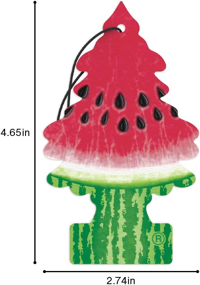 LITTLE TREES Air Fresheners Car Air Freshener. Hanging Tree Provides Long Lasting Scent for Auto or Home. Black Ice, 24 Air Fresheners