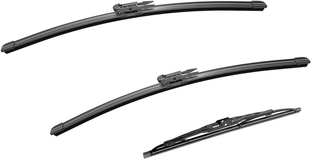 PARRATI® High Performance Premium All-Season Automotive Windshield Wipers with Rear Wiper Blades , Replacement for 2006-2011 Chevrolet HHR ,Easy to Install 18"+18"+11"(Set of 3)