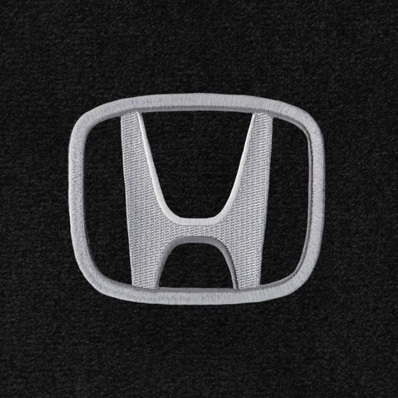 Lloyd Classic Loop Front Mats for '84-85 Honda Accord W/Silver on Black Honda H