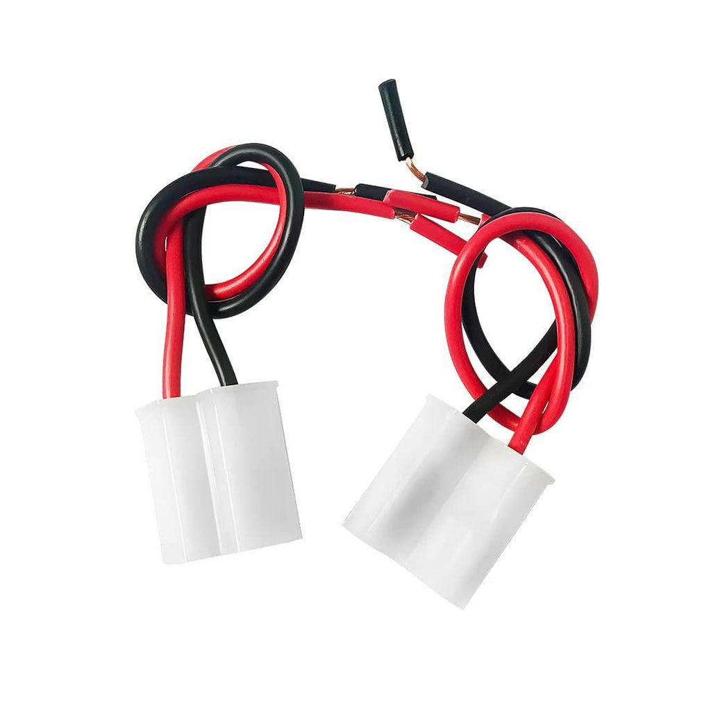 AMFRNE 2-Wire Flasher Socket, Universal 2-Pin Flasher Connector Harness, Used with Flasher for Turn Signal or Hazard Warning, for Automotives Car Motorcycle Bike ATV UTV Accessories, Pack of 2