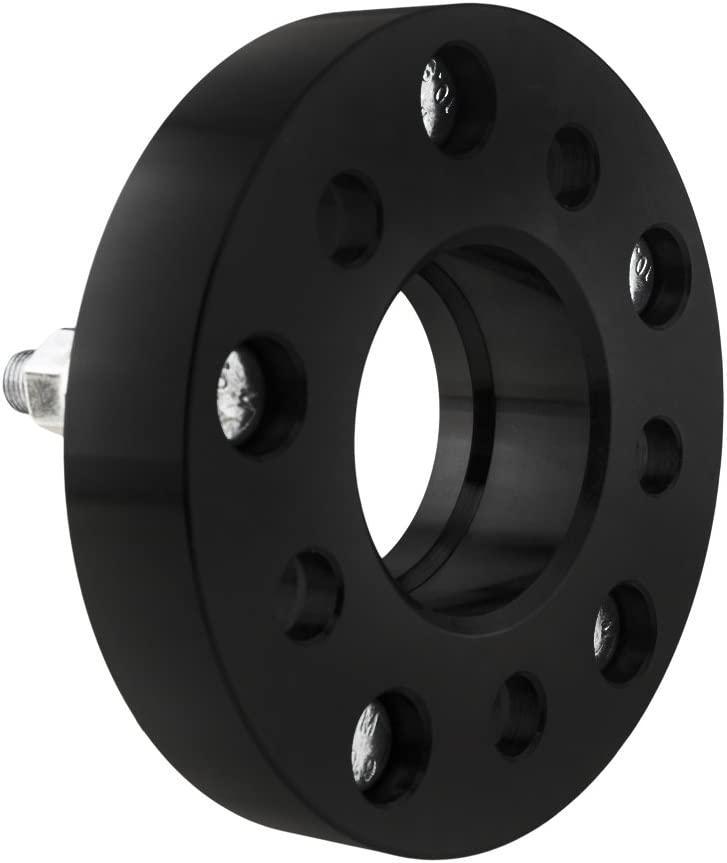 AutoForever 2pcs 5lugs 1.25" Hub Centric 5x4.5 to 5x5 Wheel Spacer Adapters 5x114.3mm to 5x127mm Wheel Spacers 1 2" x20 Studs 71.5mm Hub Compatible with 1987-2006 Jeep Wrangler