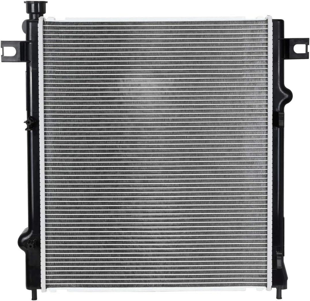 OEM-RA-2971 Aluminum Core Radiator Compatible with 07-11 Dodge Nitro 3.7 4.0 AT,23-15/16" W X 19-7/8" H X 1" D,1-1/2" Inlet / 1-3/4" Outlet