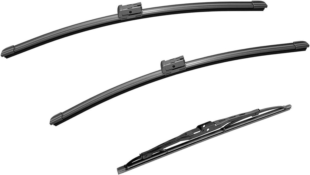 PARRATI® High Performance Premium All-Season Automotive Windshield Wipers with Rear Wiper Blades , Replacement for 2006-2011 Chevrolet HHR ,Easy to Install 18"+18"+11"(Set of 3)