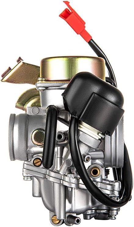 PUCKY Ccarburador for CVK32MM Keihin motocicleta de repuesto para todos los Scooters Atv con GY6 150-250CC tanque 260 Scooter