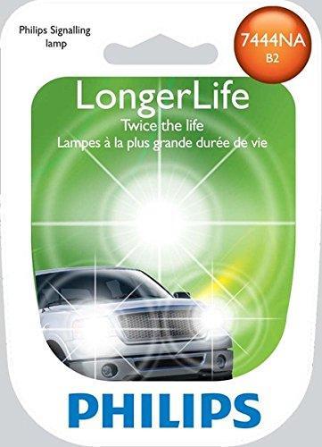 Philips 7444NA  7444NALLB2 LongerLife Miniature Bulb, 2 Pack