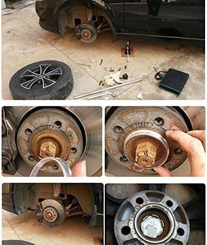 DCVAMOUS Alloy Aluminum Wheel Hub Centric Rings 66.1 to 60.1 - Set of 4 Hubcentric Rings - Performance Spigot Hubrings for 60.1mm Vehicle Hub with 66.1mm Center Bore Rims Compatible with Toyota L-exus