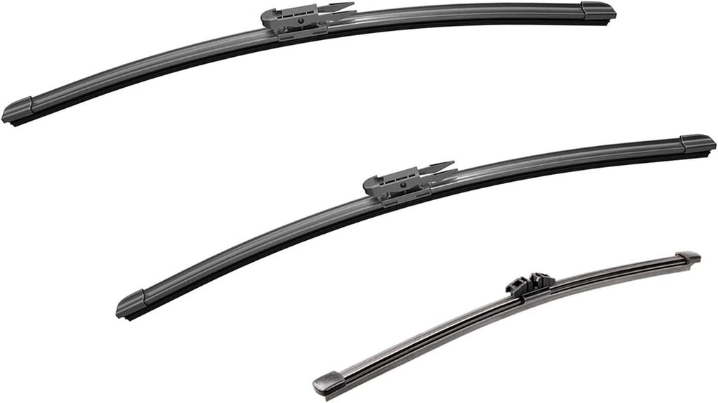 PARRATI® High Performance Premium All-Season Automotive Windshield Wipers with Rear Wiper Blades , Replacement for 2006-2011 Chevrolet HHR ,Easy to Install 18"+18"+11"(Set of 3)