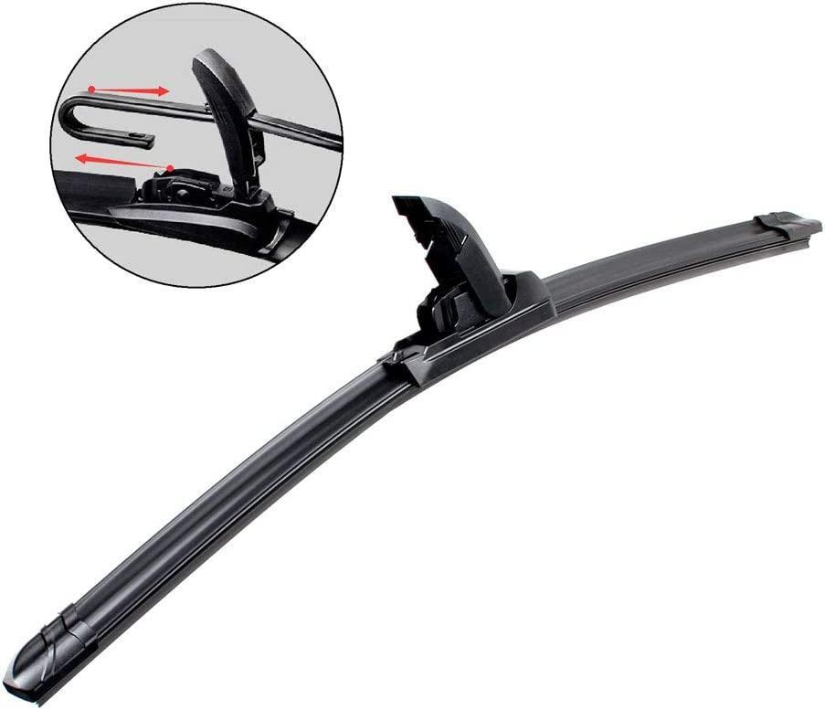 PARRATI® High Performance Premium All-Season Automotive Windshield Wipers with Rear Wiper Blades , Replacement for 2006-2011 Chevrolet HHR ,Easy to Install 18"+18"+11"(Set of 3)