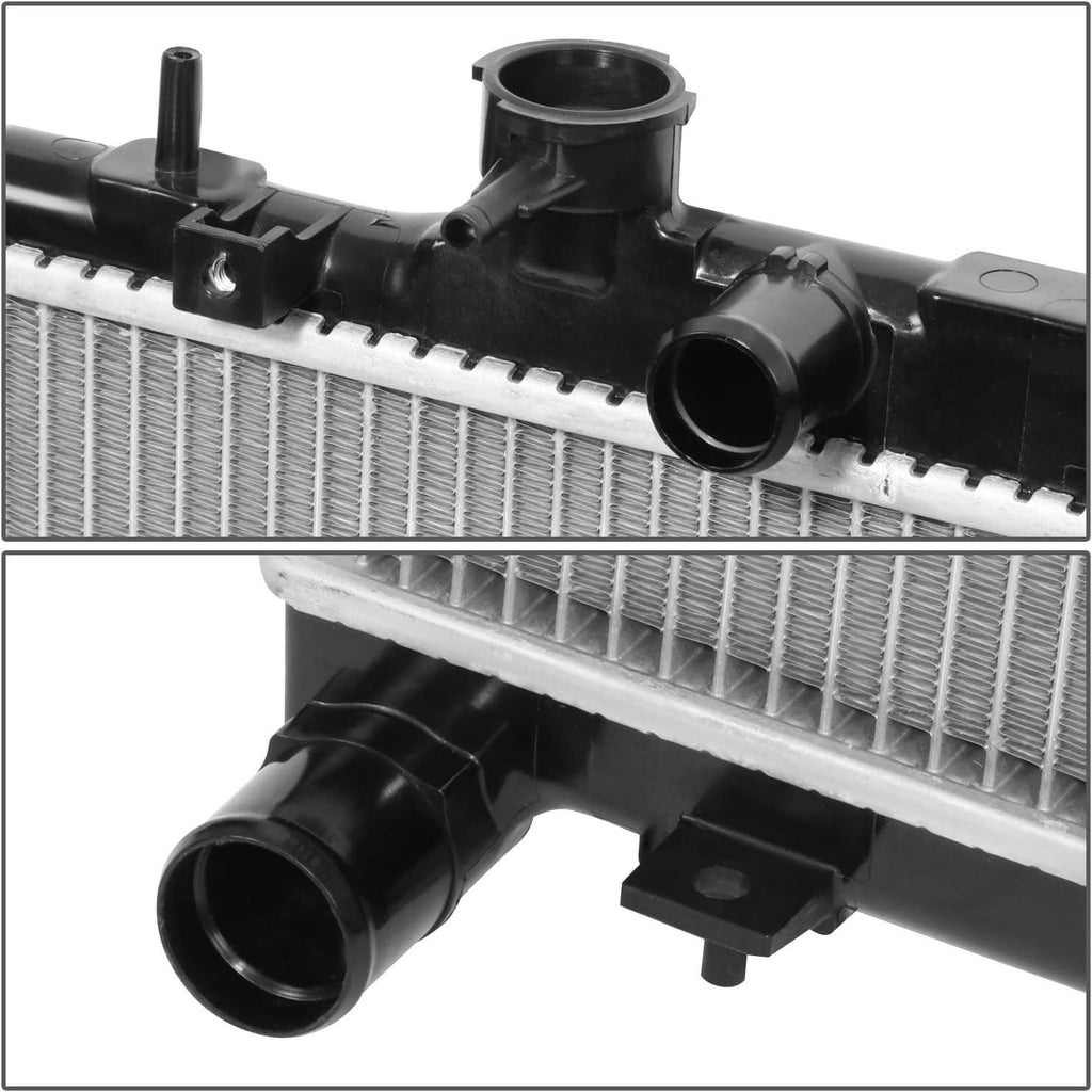 OEM-RA-2779 1-Row Aluminum Core Radiator Compatible with 2008-2009 Legacy,27-1/16" W X 13-3/4" H X 5/8" D,1-1/8" Inlet / 1-9/16" Outlet