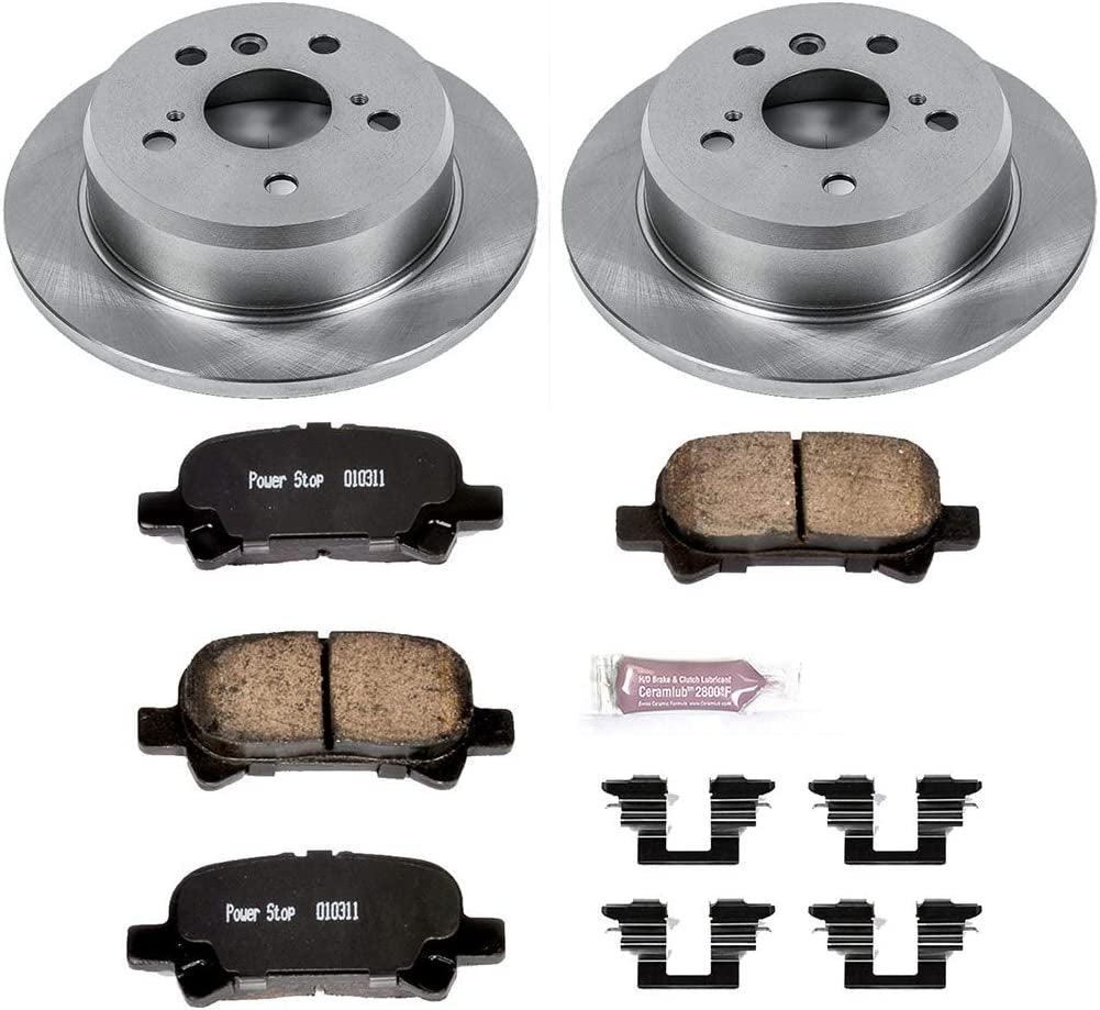 KOE2417 Autospecialty Rear Replacement Brake Kit-Oe Brake Rotors & Ceramic Brake Pads