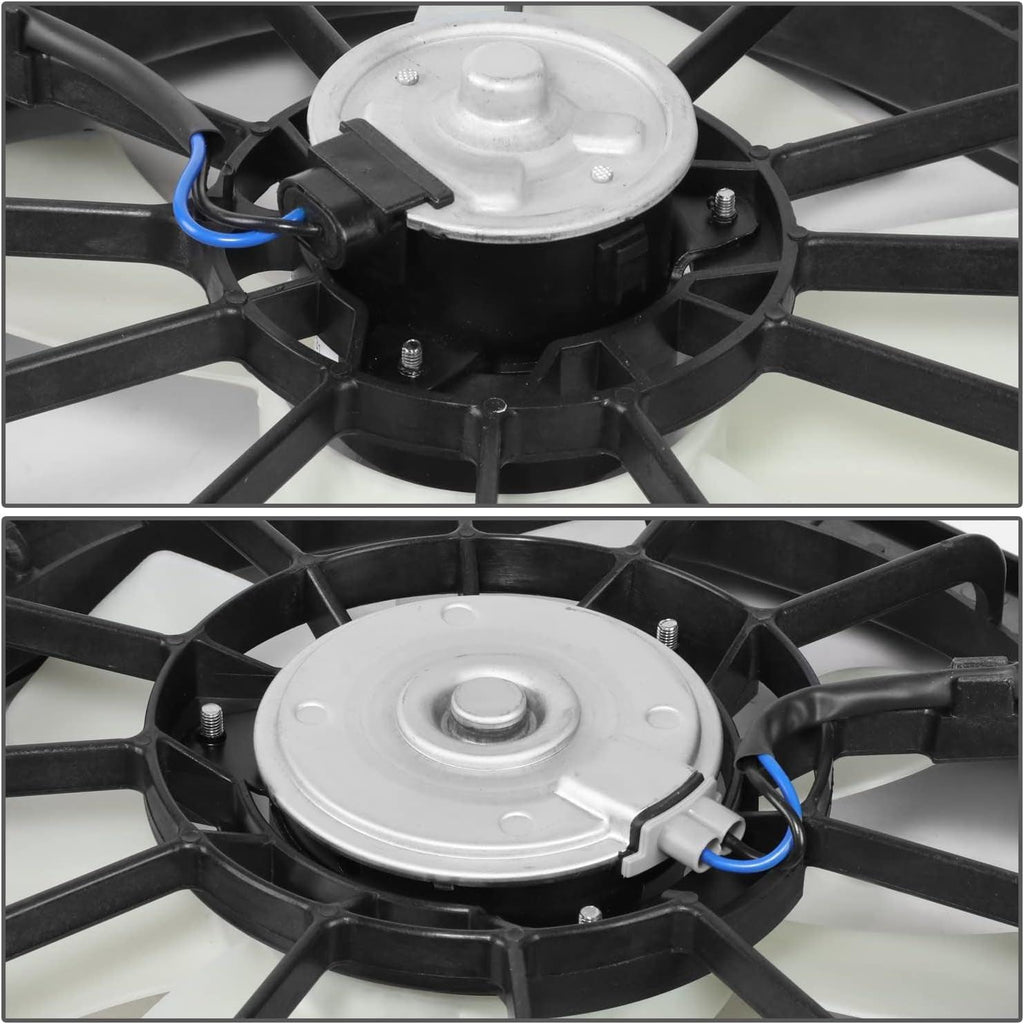OEM-RF-0663 Factory Style Radiator Cooling Fan Assembly Compatible with 2003-2007 Accord 2.4L