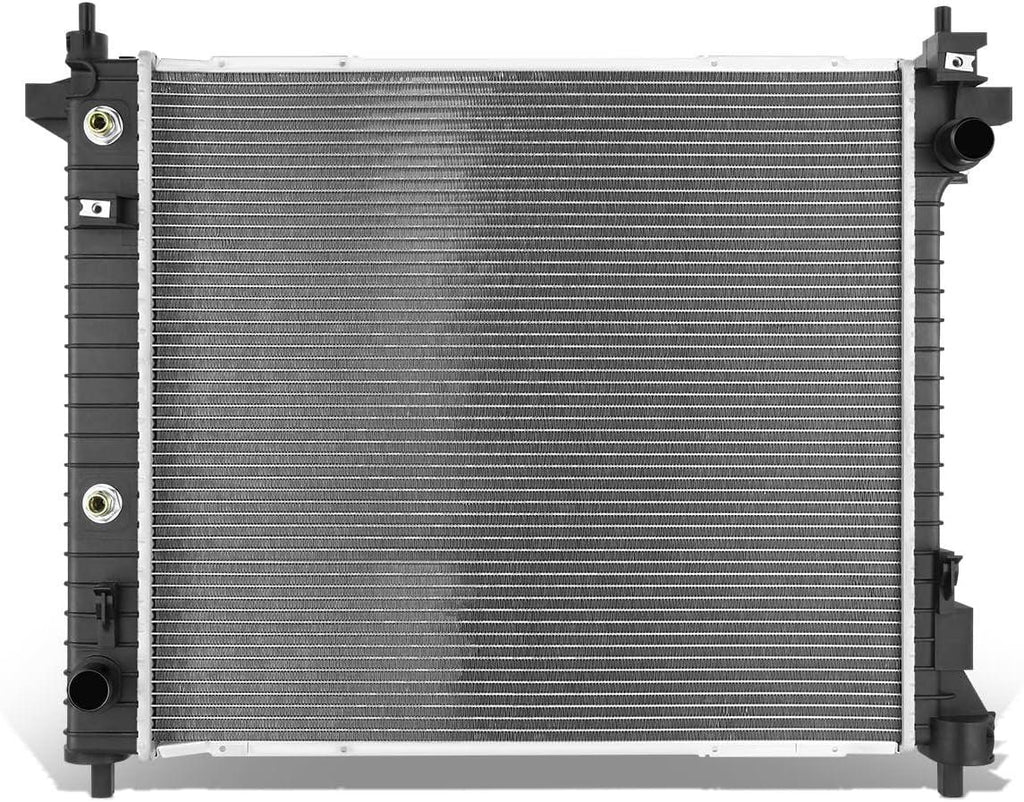 OEM-RA-13242 OE Style 1-Row Aluminum Core Radiator Compatible with 10-11 Cadillac SRX 2.8L,24-7/16" W X 21-3/4" H X 1-1/16" D,1-3/8" Inlet / 1-3/8" Outlet