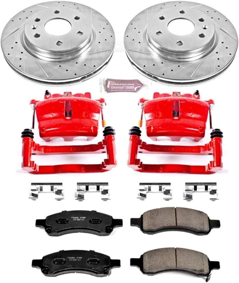 POWER STOP  KC4657 1-Click Performance Brake Kit with Calipers