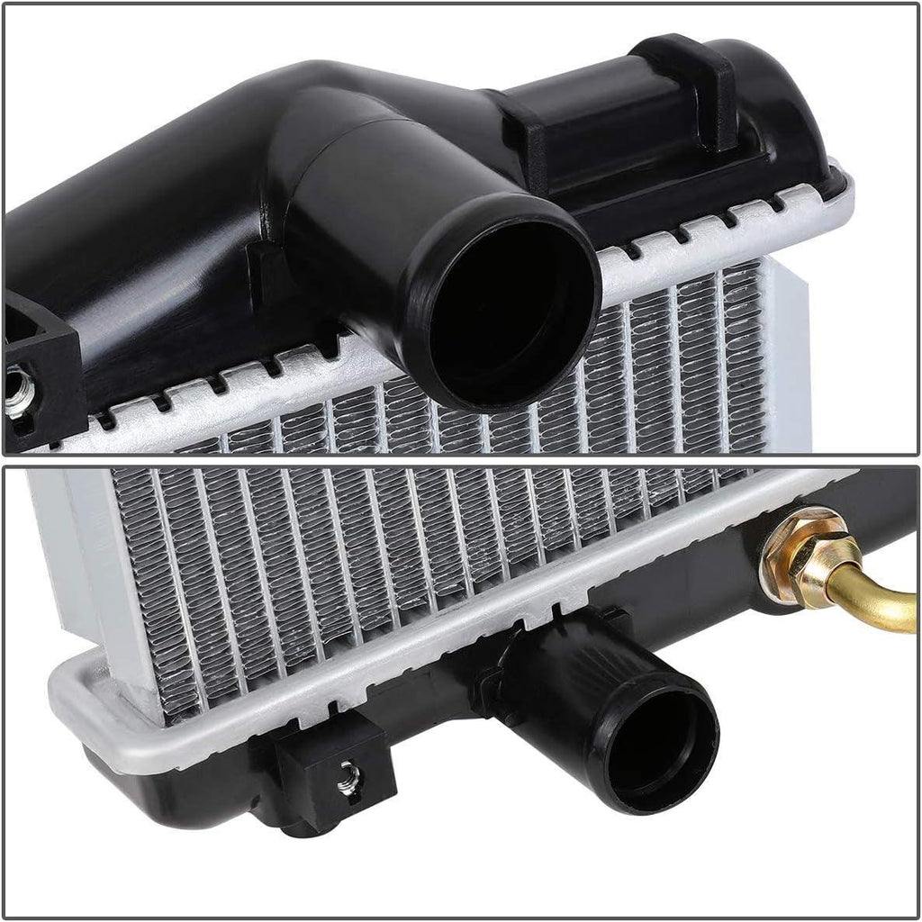 OEM-RA-1746 OE Style 1-Row Aluminum Core Radiator Replacement Compatible with 95-99 Camry V6/Avalon AT, 27-7/8" W X 16-3/4" H X 1" D, 1-5/16" Inlet, 1-5/16" Outlet