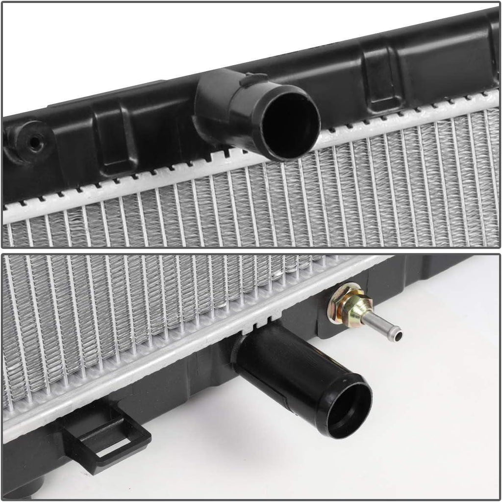 OEM-RA-13431 OE Style Aluminum Cooling Radiator Compatible with 14-18 Rogue AT/MT,29-1/8" W X 16-1/16" H X 5/8" D,1/3/8" Inlet / 1-3/8" Outlet