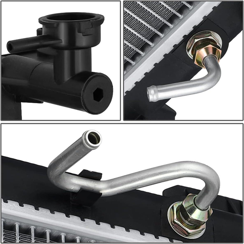 OEM-RA-13059 OE Style 1-Row Aluminum Cooling Radiator Compatible with 2009-2010 Genesis Sedan 3.8L