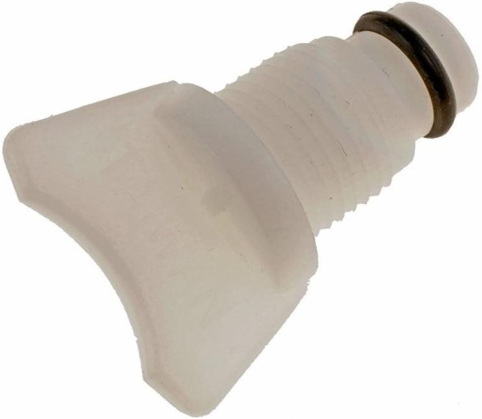 For Toyota Prius 2001-2008 Radiator Drain Petcock | White | Plastic | Thread Size-M14-1.25 | Replacement for 16417-24200, 17751-72010