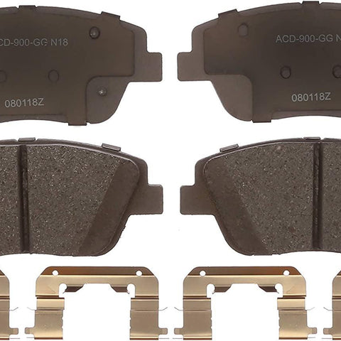Silver 14D1444CHF1 Ceramic Front Disc Brake Pad Set