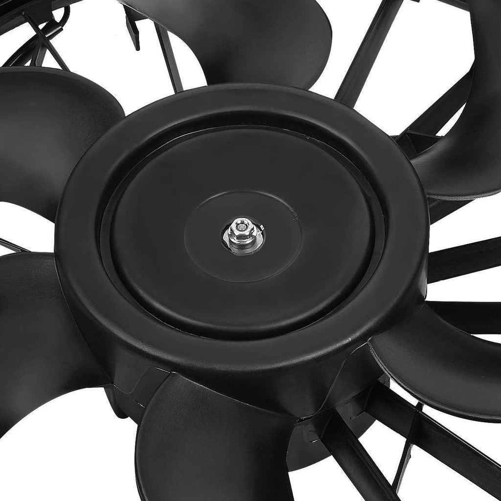 OEM-RF-0096 Factory Style Radiator Cooling Fan Assembly Cooling Efficiency Improved Direct Replacement [Compatible with 01-04 Ford Mustang],Black
