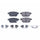 Power Stop - Rear Z17 Low-Dust Ceramic Brake Pads with Hardware for Prius Awd-E,