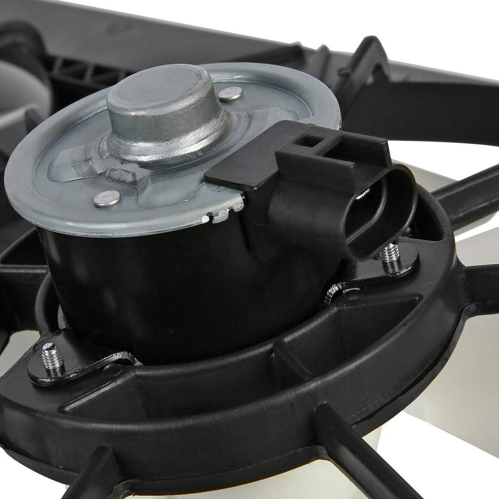 OEM-RF-0290 Factory Style Radiator Cooling Fan Assembly Cooling Efficiency Improved Direct Replacement [Compatible with 05-10 Scion Tc] Black