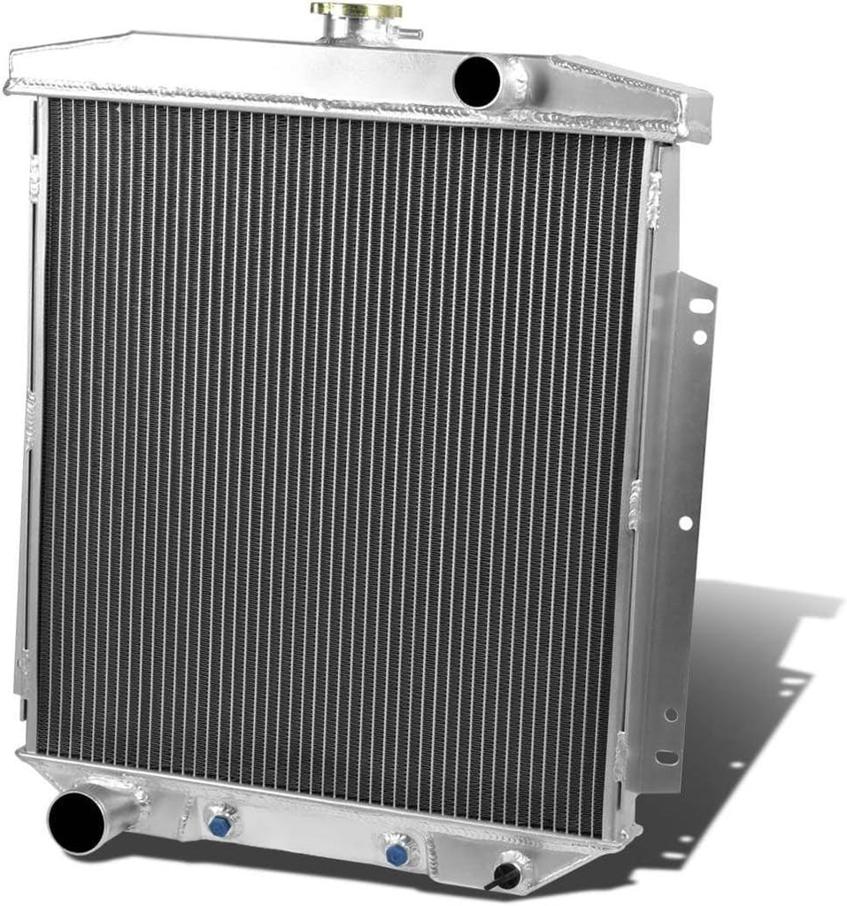 RA-FML54-3 3-Row Full Aluminum Radiator 22" X 26" X 3.5" [Compatible with 54-56 Ford Ranch Wagon/Mainline/Customline/Crestline/Country Squire/Country Sedan / 55-56 Fairlane]