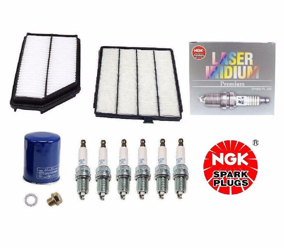 Tune-Up Kit Air Cabin Oil NGK Platinum Spark Plugs Acura MDX for Honda Pilot