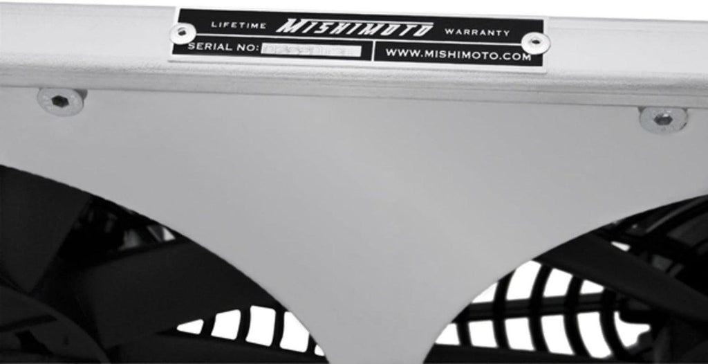 MMFS-RX-LS Performance Aluminum Fan Shroud Compatible with Ls-Swapped Mazda RX-7 1993-1997 Silver