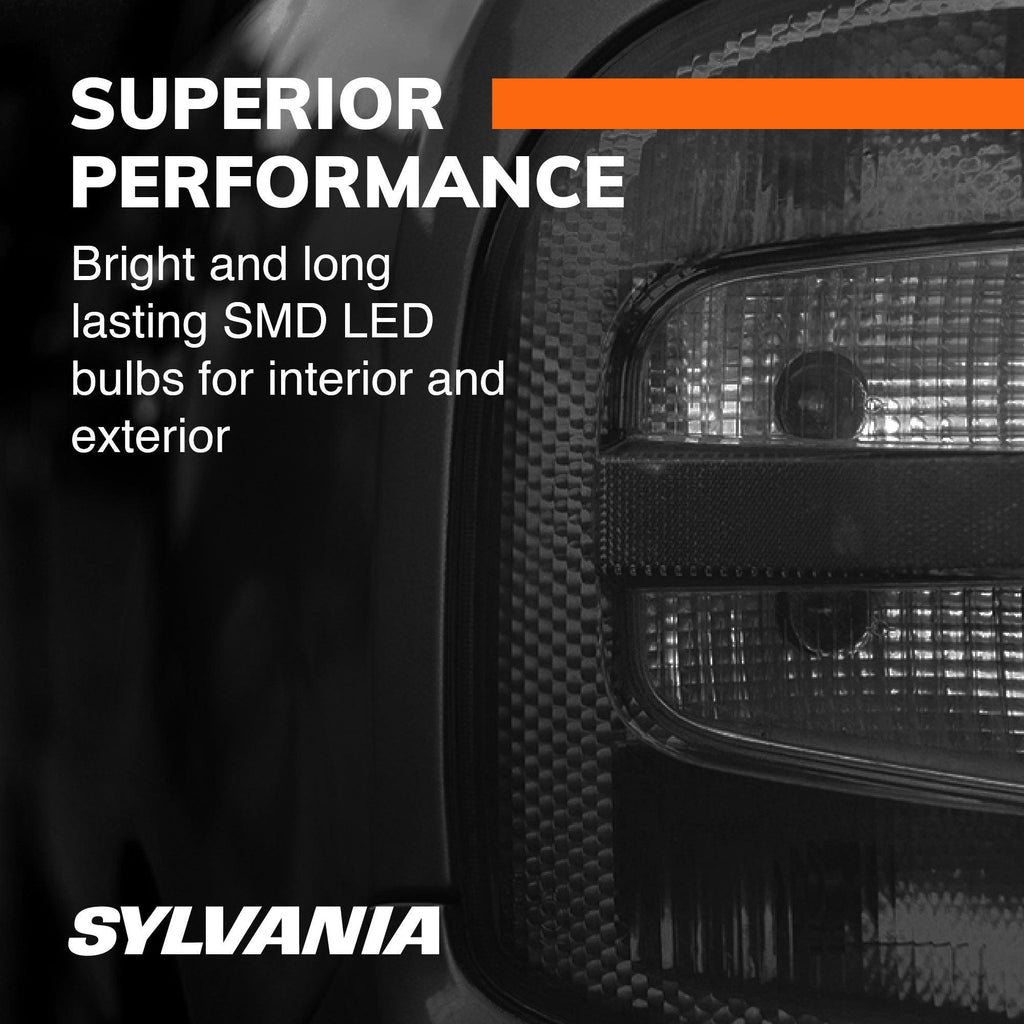 Sylvania DE3175 White LED Automotive Mini Bulb, Pack of 1.