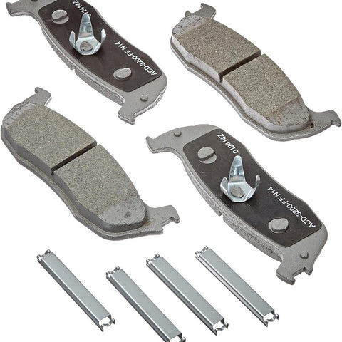 Silver 14D711CH Ceramic Rear Disc Brake Pad Set