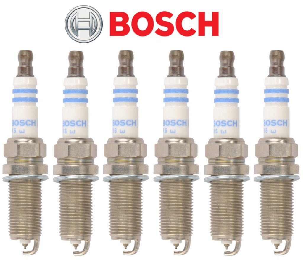 Spark Plug Set Iridium 6Pcs OEM Bosch for Land Rover Subaru Volvo 2003-2013