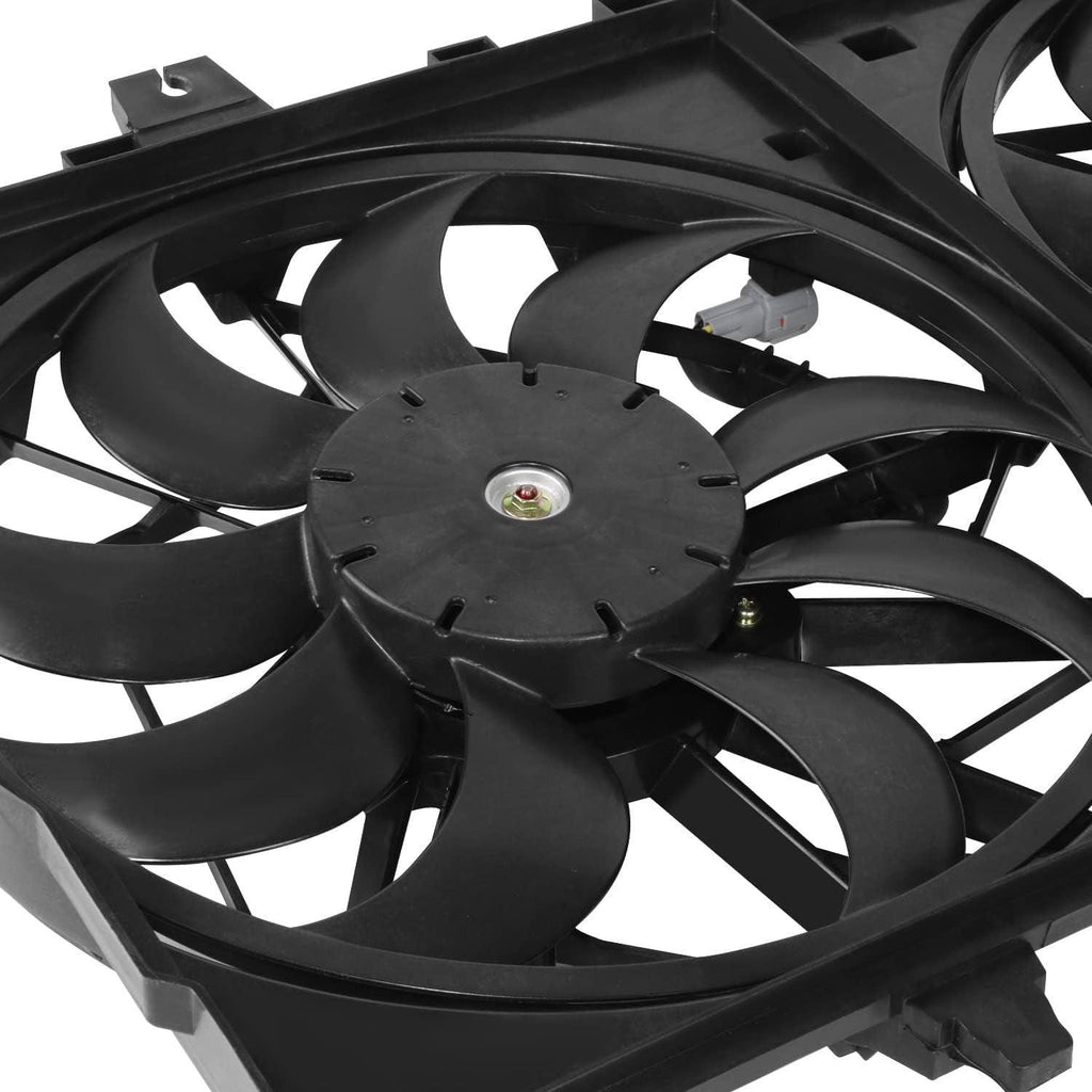 Factory Style Radiator Cooling Fan Assembly Compatible with 14-20 Nissan Rogue 2.5L,OEM-RF-0897