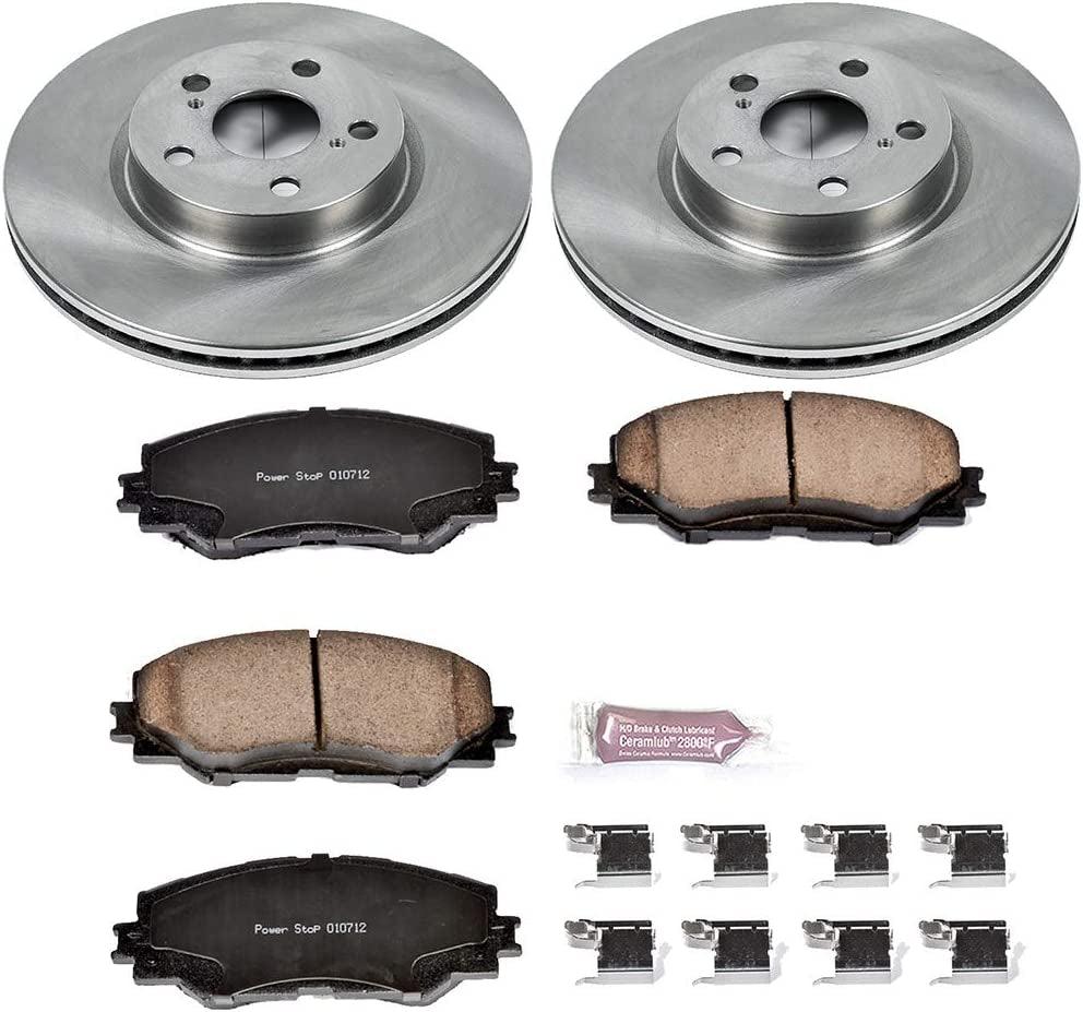 Power Stop KOE4669 Autospecialty Front Replacement Brake Kit-Oe Brake Rotors & Ceramic Brake Pads [Application Specific]