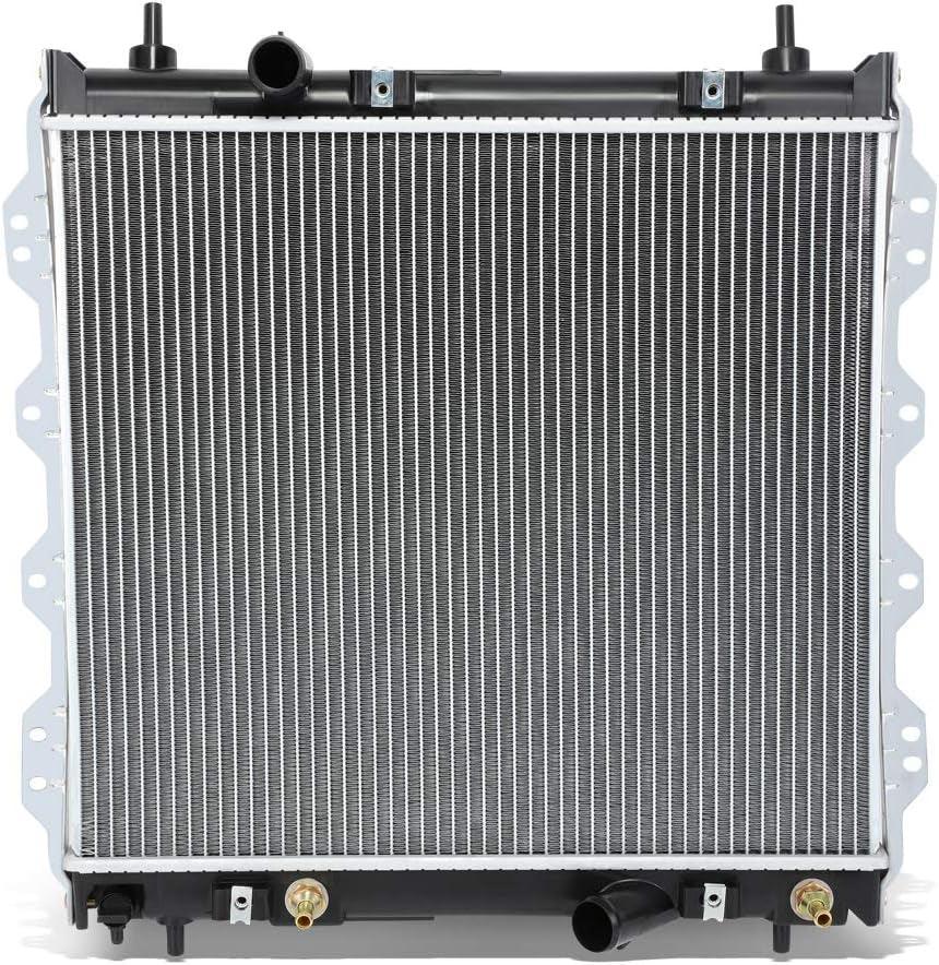 OEM-RA-2677 Factory Style Aluminum Cooling Radiator Compatible with 03-09 PT Cruiser Turbo AT, 20-1/2" W X 18-3/16" H X 1" D, 1-3/8" Inlet / 1-5/16" Outlet
