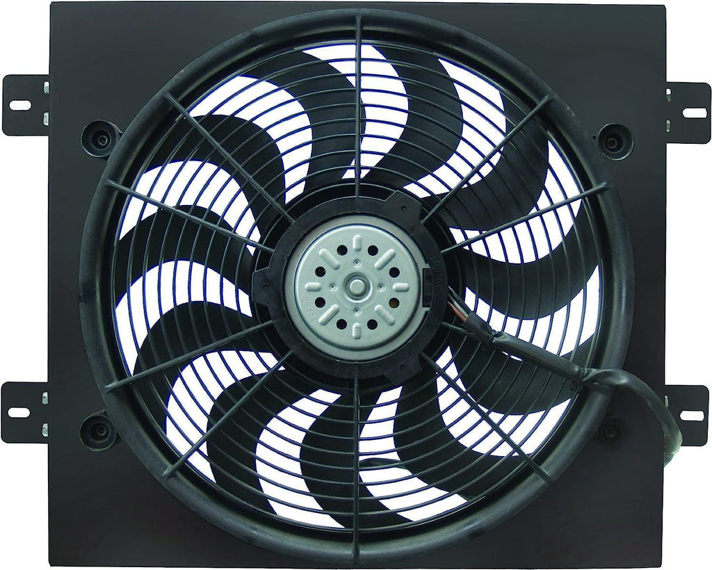 20161 Jeep Wrangler Direct Fit Electric Fan Kit , Black