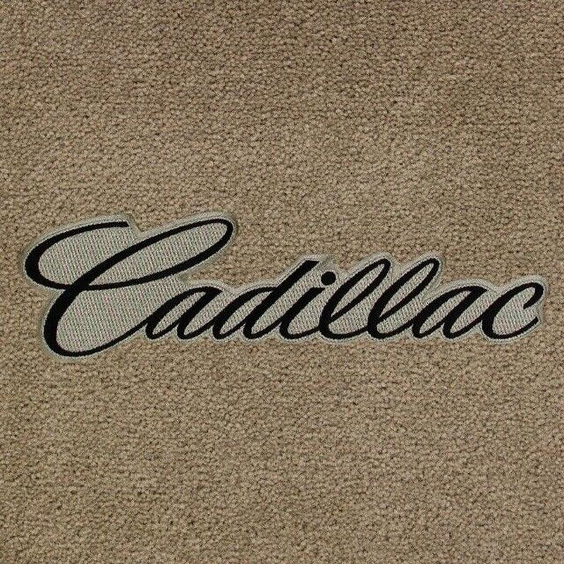 Lloyd Luxe Front & Rear Mats for '80-85 Fleetwood W/Black on Tan Cadillac